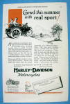 Click to view larger image of 1927 Harley Davidson with Side Car with Man & Woman (Image1)