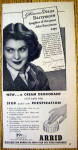 Click to view larger image of 1945 Arrid Deodorant with Diana Barrymore (Image1)