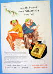 Click to view larger image of 1936 Old Gold Cigarettes with Man & Woman by Petty (Image1)