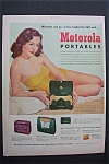 1951 Motorola Portable Radio with Jeanne Crain