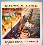 Click to view larger image of 1955 Grace Cruise Line with Caribbean Cruises (Image2)