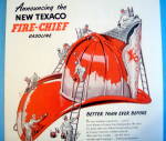 Click to view larger image of 1946 Texaco Gas With Men Painting Fireman's Hat (Image2)