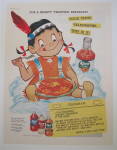 Click to view larger image of 1955 Karo Syrup with Little Indian Girl Eating Waffles (Image2)