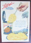 Click to view larger image of 1921 Libby's Hawaiian Pineapple with Can Of Pineapple  (Image2)
