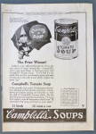 1922 Campbell's Tomato Soup w/Campbell Kid As Witch