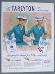 Click to view larger image of 1956 Tareyton Cigarettes with Twin Women Smiling (Image2)