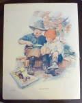 Click to view larger image of 1923 Cream Of Wheat w/ Two Boys Sitting & Eating Cereal (Image1)