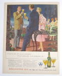 Click to view larger image of 1954 Ballantine Ale with Two Men & Woman Talking  (Image1)