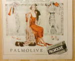 Click to view larger image of 1920 Palmolive Soap with Woman Sitting in Chair (Image3)