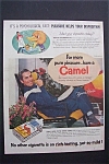 1955   Camel  Cigarettes  with  Tyrone  Power