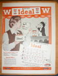 1951 Wilson's Ideal Dog Food w/Woman & Dog & Cat Puppet