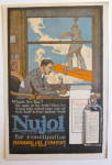 Click to view larger image of 1917 Nujol For Constipation w/ Man Sitting At Table (Image3)