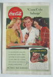 Click to view larger image of 1941 Coca Cola (Coke) with 3 Women Talking  (Image1)