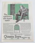 1930 Quaker State With Watchman