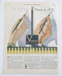 1930 Venus Pencils With Hands Writing