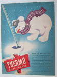 Click to view larger image of 1945 Thermo Anti Freeze with Snowman & Thermometer (Image1)