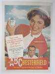 Click to view larger image of 1950 Chesterfield Cigarettes w/Ruth Roman & Ben Hogan (Image3)