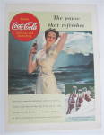 Click to view larger image of 1943 Coca Cola (Coke) w/ Lovely Woman & Bottle Of Soda (Image3)