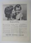 Click to view larger image of 1937 Squibb Dental Cream with Woman Holding Baby  (Image2)