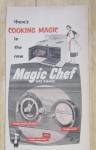 Click to view larger image of 1953 Magic Chef Gas Range with Woman & Range  (Image2)