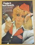 1971 Listerine Antiseptic with Polly The Waitress