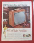 Click to view larger image of 1958 Philco Television with 1959 Slender Seventeener (Image1)