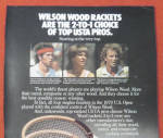 Click to view larger image of 1980 Wilson Wood Rackets with Top USTA Pros  (Image2)