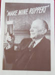 Click to view larger image of 1943 Ruppert Beer with Man Holding A Glass Of Beer  (Image3)