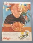 1956 Kellogg's Corn Flakes with Little Boy Smiling