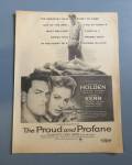 Click to view larger image of 1956 Proud & Profane w William Holden & Deborah Kerr (Image3)