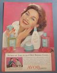 Click to view larger image of 1958 Avon Cosmetics with Woman Putting Cream On Face  (Image2)