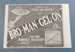 Click to view larger image of 1904 Bro Man Gel On with Hand Holding Jell-O Mold (Image2)