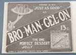 Click to view larger image of 1904 Bro Man Gel On with Hand Holding Jell-O Mold (Image3)