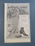 1905 American Lady Shoe with Lovely Woman 