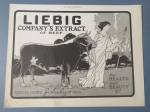 Click to view larger image of 1900 Liebig Company's Extract Of Beef w/ Woman & Cow (Image5)