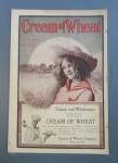 Click to view larger image of 1900 Cream Of Wheat Cereal with Farm Girl Holding Wheat (Image1)