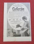 1920 Colorite with Woman & a Hat in Each Hand