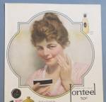 Click to view larger image of 1920 Jonteel Cream with Lovely Woman Using Cream (Image2)