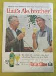 Click to view larger image of 1956 Ballantine Ale with Father & Son Drinking Ale  (Image2)