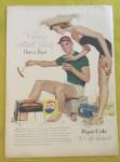 Click to view larger image of 1956 Pepsi Cola (Pepsi) With Man Barbecuing Hot Dogs  (Image2)
