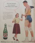 Click to view larger image of 1957 Seven Up (7 Up) Soda with Girl & Basketball Player (Image4)