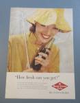 1960 Royal Crown Cola (Rc) With Woman In Raincoat