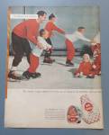 Click to view larger image of 1961 Swift's Premium Ham with Family Skating  (Image2)