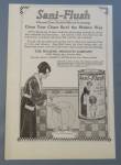 Click to view larger image of 1920 Sani Flush with Woman Cleaning Toilet (Image2)