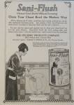 Click to view larger image of 1920 Sani Flush with Woman Cleaning Toilet (Image3)