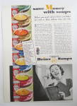 Click to view larger image of 1936 Heinz Soups with Woman Balancing Her Budget  (Image2)