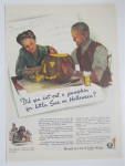 Click to view larger image of 1944 Brewing Industry Foundation w/Man, Woman & Pumpkin (Image1)