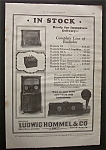 1925 Ludwig Hommel & Co Radiolas w/ 4 Different Models