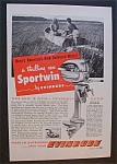 Vintage Ad: 1948  Evinrude  Outboard  Motors
