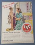 Click to view larger image of 1946  USS  Steel with Woman Drying Child With Towel  (Image2)